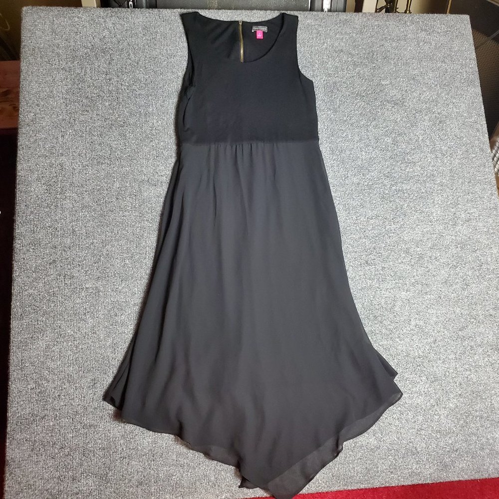 Vince Camuto Beautiful Size Small Sleeveless Maxi Black Dress 9136765 A20